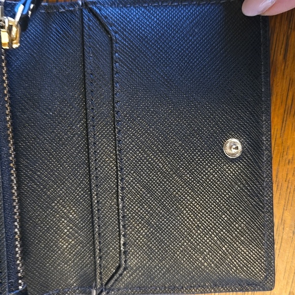 Kate Spade Compact Wallet With Key Ring In Red Poppy Field - Picture 9 of 16